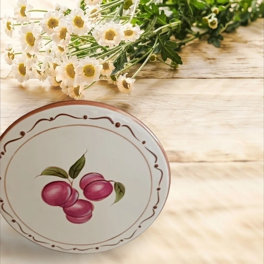Home ceramic tile trivet hot pan pot  holder  plate set of 2